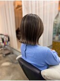 ボブ×ハイライト