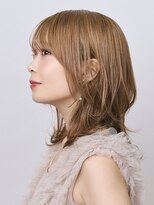 モナザスカイ 栄(MONA the SKY)&nbsp;【MONA】ミディアムレイヤー/キャラメルラテカラー/ヘルシーヘア