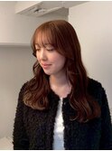 イメチェン前髪カット[表参道ダブルカラーケアブリーチ縮毛矯正]