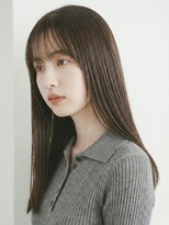 フレイムス ヘアアンドリラックス 赤羽店(Frames hair&relax) 大人ミディ20代30代40代◎前髪あり艶髪くびレイヤーボブ赤羽