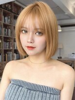 ナイロン 柏店(NYLON.)&nbsp;《NYLON.》ミニボブ×ミルクティーベージュ