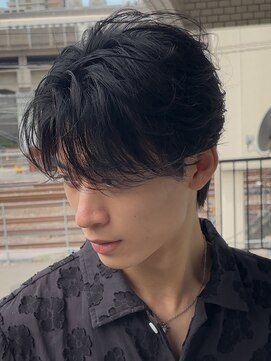 シャインセカンド 大宮(SHINE Second) MEN'S HAIR/波巻きツイストスパイラル/リバースセンターパート
