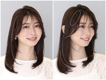 アンベリールフルー(EMBELLIR fleur)の写真/ベテランstylistがお客様のライフスタイルに添ってご提案!大人可愛いレイヤーカット等トレンドの顔周りを♪