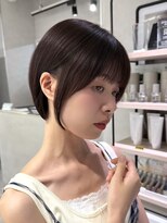 キートス(Kiitos)&nbsp;【女性らしさ重視◎】暖色ブラウン×丸みショートボブ
