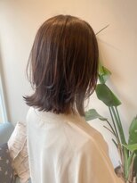 ロンドグロワール 大宮(Lond Gloire) くびれレイヤー/オリーブベージュ/顔周り/シースルー/大宮