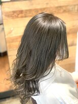 お～るうぇいず(always)&nbsp;髪質改善カラーオリーブベージュ韓国風レイヤー20代30代40代50代
