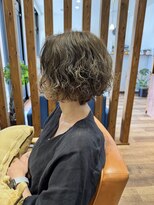 トップヘアー 西古松店(TOP HAIR)&nbsp;ふんわりウェーブボブ×柔らかベージュ