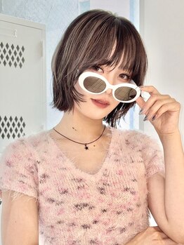 シェル(SHEL+L)の写真/【三宮/北野】透明感ある憧れの外国人風カラーが叶う♪トレンドを取り入れつつ、ダメージレスで理想の色に