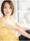 ツヤがポイント☆ナチュラルストレートa
