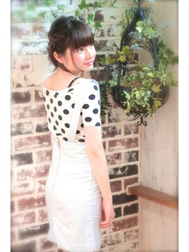 グラスヘア(Grous hair) 【Grous Hair】パーティーにおすすめ!!ヘアアレンジ