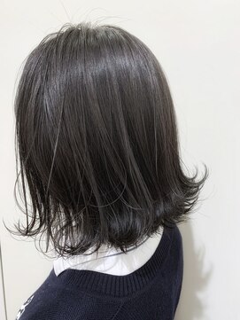 ビューティーマーケット アングゥ イオンモール名取(BEAUTY MARKET ungu) セミウエットボブ_切りっぱなしボブ