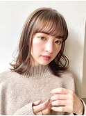 【HONEY渋谷】前髪×愛されふんわりミディ