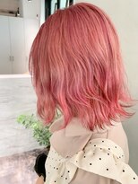 リシェスバイエンヴィー 西宮北口(Riches by ENVY)&nbsp;Aラインボブ ハイトーン ピンク