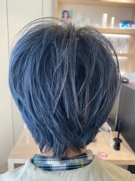 ヘアメイク クリア 神楽坂店(hair+make CLEAR) 暗髪アッシュ×ショートスタイル
