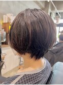 ショート[メンズライク/グレージュカラー]◎30代40代