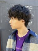 無造作パーマ波巻きスパイラルパーマツイストパーママッシュ