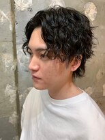 アカ(ACA) ツイストスパイラルパーマメンズカットメンズショート札幌大通