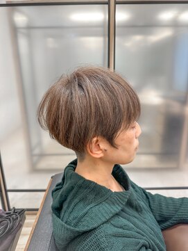 ポート 蕨(PORT) 【篠原】白髪のお悩み解決ハイライト×刈り上げショート