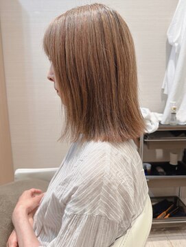 コーエン(cowen) 大人かわいい☆外ハネミディアム♪ブリーチ毛にも対応！縮毛矯正