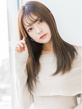 バルミー バイ エスドットブルーム 難波店(BALMY by S.BROOM) 【BALMY 難波】ベージュ系でこなれたナチュラルストレート