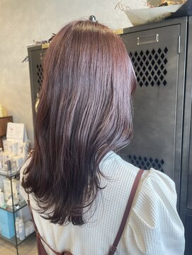 アチーブリス(achieve Liss) 大人上品♪ピンクラベンダー セミロングスタイル