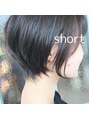 ヘアーリゾート モアナ(hair Resort moana) ショートでも女性らしさを残して切るように心がけてます
