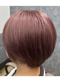 ブリーチ無しハイトーン×ミニボブ