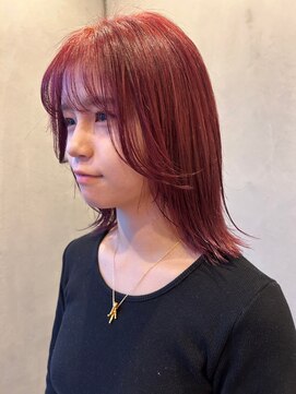 ラヴィズム 長岡店(LUVISM) ミルクティーベージュダブルカラーブリーチ新潟長岡宮関