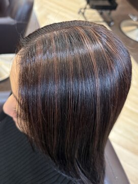 キャラ 池袋本店(CHARA) 脱白髪染め！白髪ぼかしハイライト◎カッパーオレンジ【池袋】