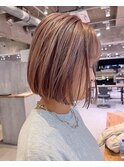 ミニボブ×シアピンク