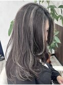 レイヤーカットハイライトアディクシーカラーオリーブ堺東