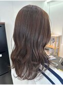 大人可愛いブリーチなし透明感カラーグレージュ