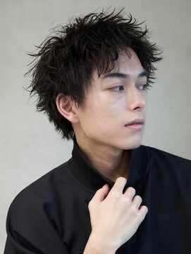 フィフス 渋谷(fifth) ラフな質感の無造作パーマ×スパイキーショートスタイル