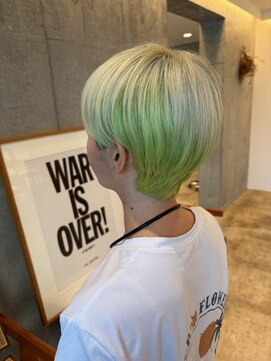 ニカ 溝の口(NICA) ライムグリーン/ホワイトブロンド/溝の口/髪質改善