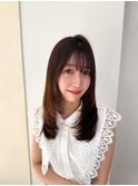 アプリコットオレンジ韓国風レイヤー