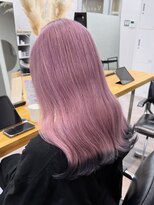 ヴェルダ 池袋店(verda)&nbsp;ホワイトピンク×ブラック　エンドカラー　haruto