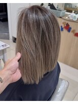 クレア 上大岡(CREA)&nbsp;白髪ぼかしハイライト縮毛矯正ダブルカラー髪質改善30代40代50代