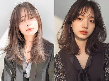 ミシェリー(misherry)の写真/【池袋サンシャイン近】少しのカットで印象を変える♪バランスを見極め、横顔美人をつくる顔周りのカット