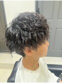 【麻布十番・六本木】メンズパーマ/ツイストスパイラルパーマ