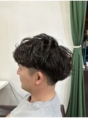 無造作ニュアンスパーマ 武蔵新城美容室EGOメンズカット松波光男