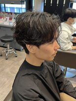 スタイルメンズ 藤沢(STYLE MEN)&nbsp;STYLE MENメンズカットリバースセンターパートフェザーパーマ