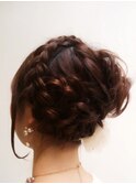 【サイド編み込み】お呼ばれスタイル