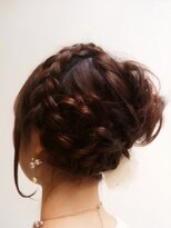 ディーヘアーデザイン(d.HAIR DESIGN)&nbsp;【サイド編み込み】お呼ばれスタイル