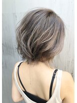 アドレ(ADORER)&nbsp;ミルクティーバレイヤージュボブ