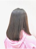 ダークカラー/ミディアム/20代30代40代/ナチュラルストレート