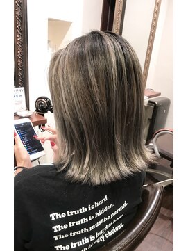 ヒロノヒガシヤマ(HIRONO higashiyama) 【HIRONOHIGASHIYAMA】ハイライトでバレイヤージュ風