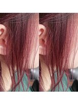 ヘアーサロン リバース(Hair Salon Rebirth)&nbsp;【防府/Rebirth】ピンクブラウン×ダスティピンク
