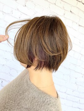 キーマン(KEYMAN) 【一目置かれる女子に！】インナーラベンダー×ショート