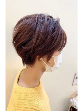 ラドンナ(LA.DONNA) 骨格矯正×エアリーショート/ピンクブラウン [各務原]