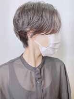 モリオフロムロンドン 原宿本店(morio from London) 【morio 原宿】ジェンダーレスハンサムショート　毛先パーマ